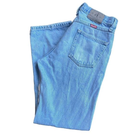 Vintage light blue straight leg wranglers size 31/30 - Picture 2 of 6